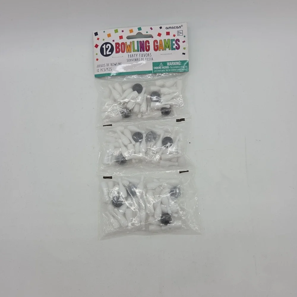 Large Lot Of Mixed Party Goodie Bag Favors For 12 Kids Pencils Keychain Bowling